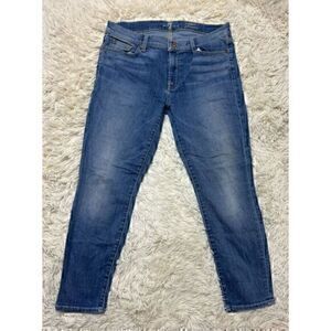 Women’s 7 for all Mankind Cropped Gwenevere Jeans Size 32